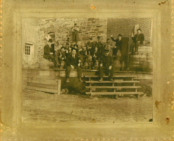 Stevens Point Brewery workers on the loading dock_   Ca_ 1900_s.jpg